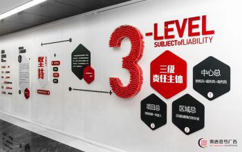 碧桂园办公室文化墙设计